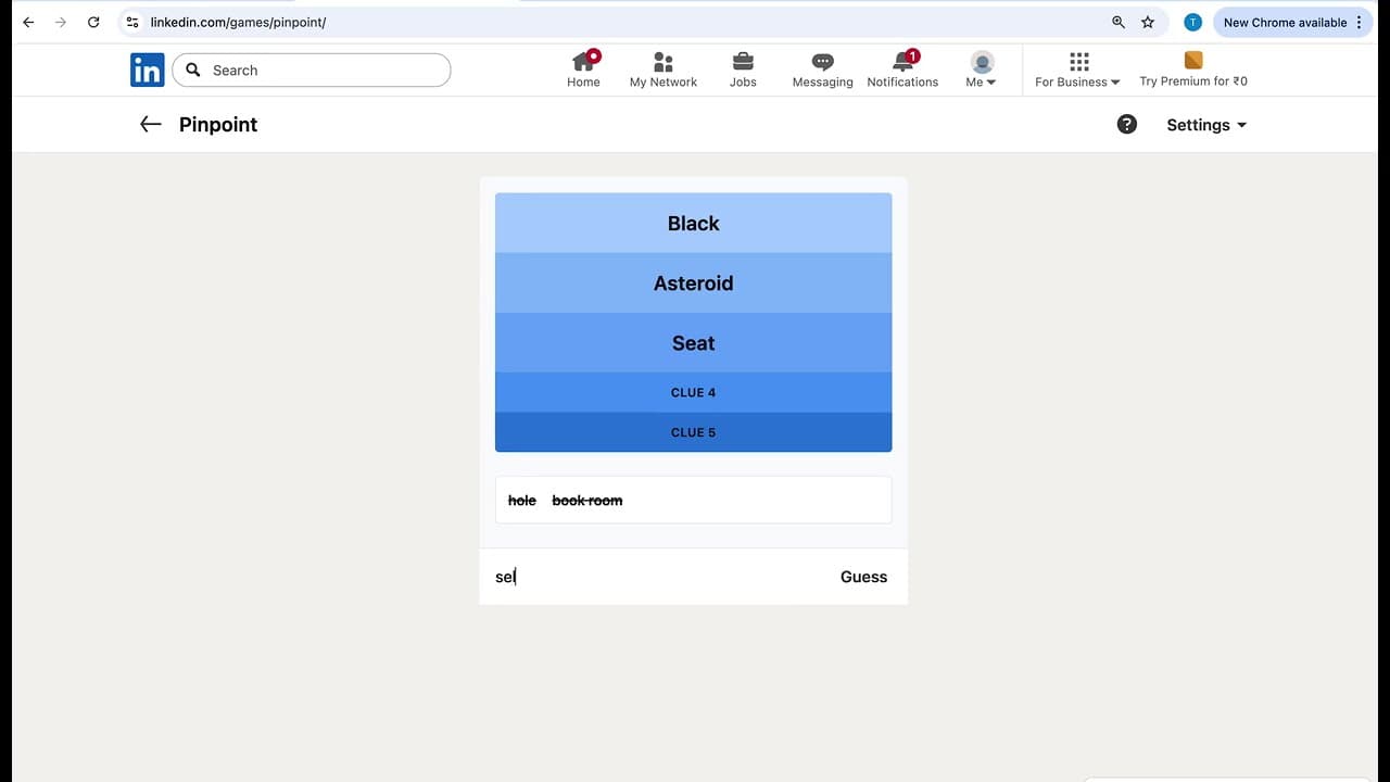 Pinpoint Answer Video Guide